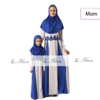 jual baju muslim gamis anak perempuan wanita koko couple AGD3328