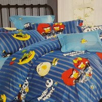 Jual Sprei Jepang Angry Bird Biru uk 100x200 Murah