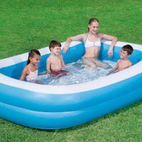 Jual KOLAM RENANG ANAK BESTWAY KOTAK POLOS SEDANG Murah