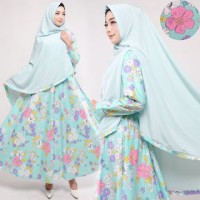 Gamis Set Khimar Bahan Katun Jepang