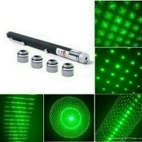 Jual senter laser hijau 5 mata / green laser pointer 5 eyes Murah