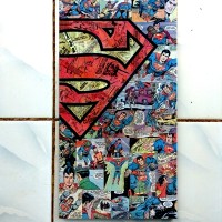 Jual Poster Art Frame Kayu Unik 20x40 - Superhero Series Murah