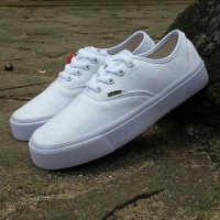 Sepatu Vans Authentic Putih White , Grade Ori