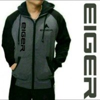 Jual jaket zipper sweater jumper hoodie EIGER terbaru Murah