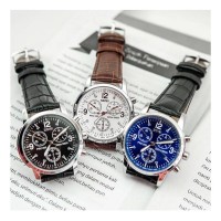 Jual Jam Tangan Pria Cowo Kulit Keren Murah Original SKMEI Model Casio Murah