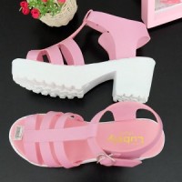 Jual Termurah Sepatu Wanita Wedges Platform NV03 Murah