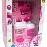 Jual Cooking Series Dus 818-50 Kitchen Set Pink - Mainan Masak-Masakan Murah