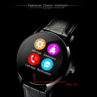 Smartwatch K88H KULIT HITAM HEART RATE ANDROID TERCANGGIH BERKUALITAS