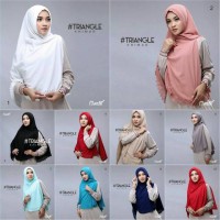 Khimar Triangle Cutting / Kerudung Instan Terbaru /Jilbab Syari Modern
