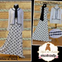 Jual GROSIR VANELA POLKA PUTIH Murah