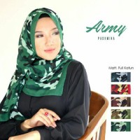 Pashmina Army 02 / Hijab / Jilbab / Krudung / Jilbab Pashmina /
