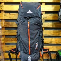 Carrier Eiger 1245 black borneo excelsior 75+5(cariel/keril/tas gunung
