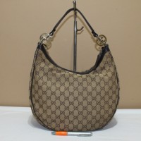 Tas branded GUCCI GC430 GG Hobo globe second bekas original asli