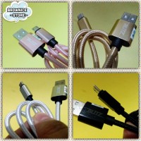 kabel data micro USB 2 meter (model kain)