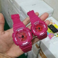 Jual JAM TANGAN COUPLE CASIO G-SHOCK BABY-G BGA-110 PINK FANTA Murah