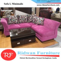 Sofa Kursi Tamu L Putus Minimalis Tangan Minang + Meja Tamu
