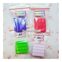Jual fimo cernit polymerclay blok kecil / ovenbaked clay sculpey premo Murah