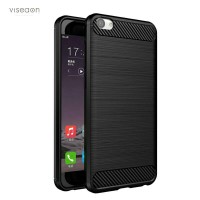 Jual Vivo Y55 Softcase Carbon Texture Silikon Silicone Rubber Case Casing Murah