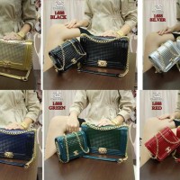 Tas Wanita Chanel Boy Import / 888 (2 in 1)