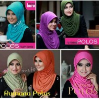 Jual Hijab Instant Rumana Polos!! Murah