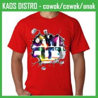 Kaos 3D Retak Owl City AX50 Oblong Distro