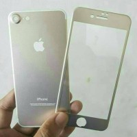 Jual IPHONE 7 PLUS(2IN1) PREMIUM 3D GLASS GOLD WITH CAMERA PROTECTOR GOLD Murah
