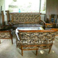 Kursi Tamu Sofa Jati