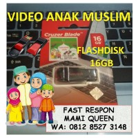 Video Anak Muslim format mp4 dalam Flashdisk Sandisk 16GB