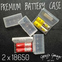 Jual Premium Battery Case / Kotak Batre / Tempat Batre 2x18650 / 4x16340 Murah