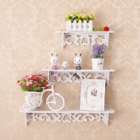 Jual Rak dinding vintage 1set isi 3pcs Murah