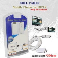 Jual Kabel MHL universal untuk Smartphone connect ke TV / Projector Murah