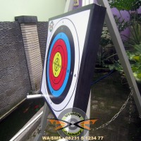 Jual BANTALAN FACE TARGET 40x40x5 MURAH GARANSI-KARET-PANAH-PANAHAN-ARCHERY Murah