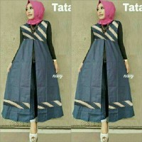 Jual Long Vest Tata/longvest muslim/cardigan murah/longvest batik murah Murah