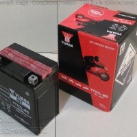 Aki motor yuasa YTX7L-BS Untuk motor Honda CB 600, Kawasaki KLX 150