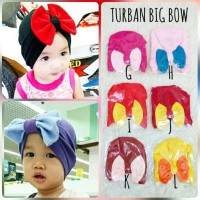 Jual Turban Bayi/Anak Model Big Bow (0-2Th) Murah