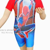 Jual Baju Renang Anak Laki Diving Spiderman Merah Sd Murah