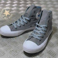 sepatu converse all star tinggi abu-abu pria wanita