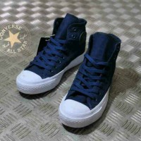sepatu converse all star tinggi navy pria wanita