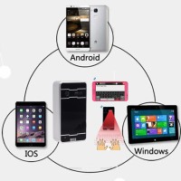 Jual Bluetooth Keyboard Laser + Alat Proyeksi Mini + Speaker Stereo u/ HP Murah