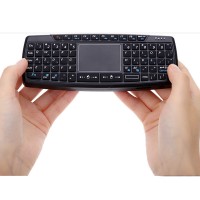 Jual 2.4GHZ WIRELESS KEYBOARD MULTIFUNGSI COMBO (Touch pad + Laser Point Murah