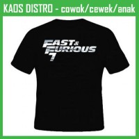 Jual Kaos Fast & Furious 20 CI20 Oblong Distro Murah