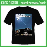 Jual Kaos Fast & Furious 18 CI18 Oblong Distro Murah