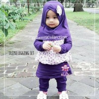 Jual baju muslim anak perempuan | busana muslim | baju+jilbab 1&2tahun Murah