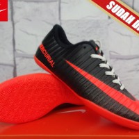 Sepatu Futsal IMPORT Nike Mercurial Superfly ACC Hitam KW Super