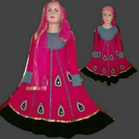 Jual Gamis anak/ dress anak/ baju muslim india anak perempuan Murah