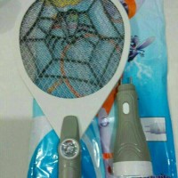 Jual raket nyamuk cas 2in1(senter besar)bisa dicopot,murah kualitas ok Murah