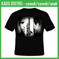 Jual Kaos Fast & Furious 14 CI14 Oblong Distro Murah