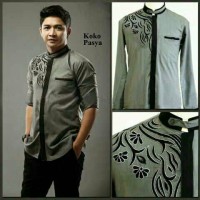 Jual baju koko tasmatas lengan panjang bordir Murah