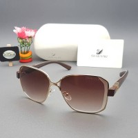 Jual Kacamata Wanita / Cewe Swarovski 6068 Coklat Boxresleting Murah