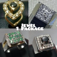 Anting Emas, Cincin Zamrud, Cincin Berlian & Cincin Berlian Hitam